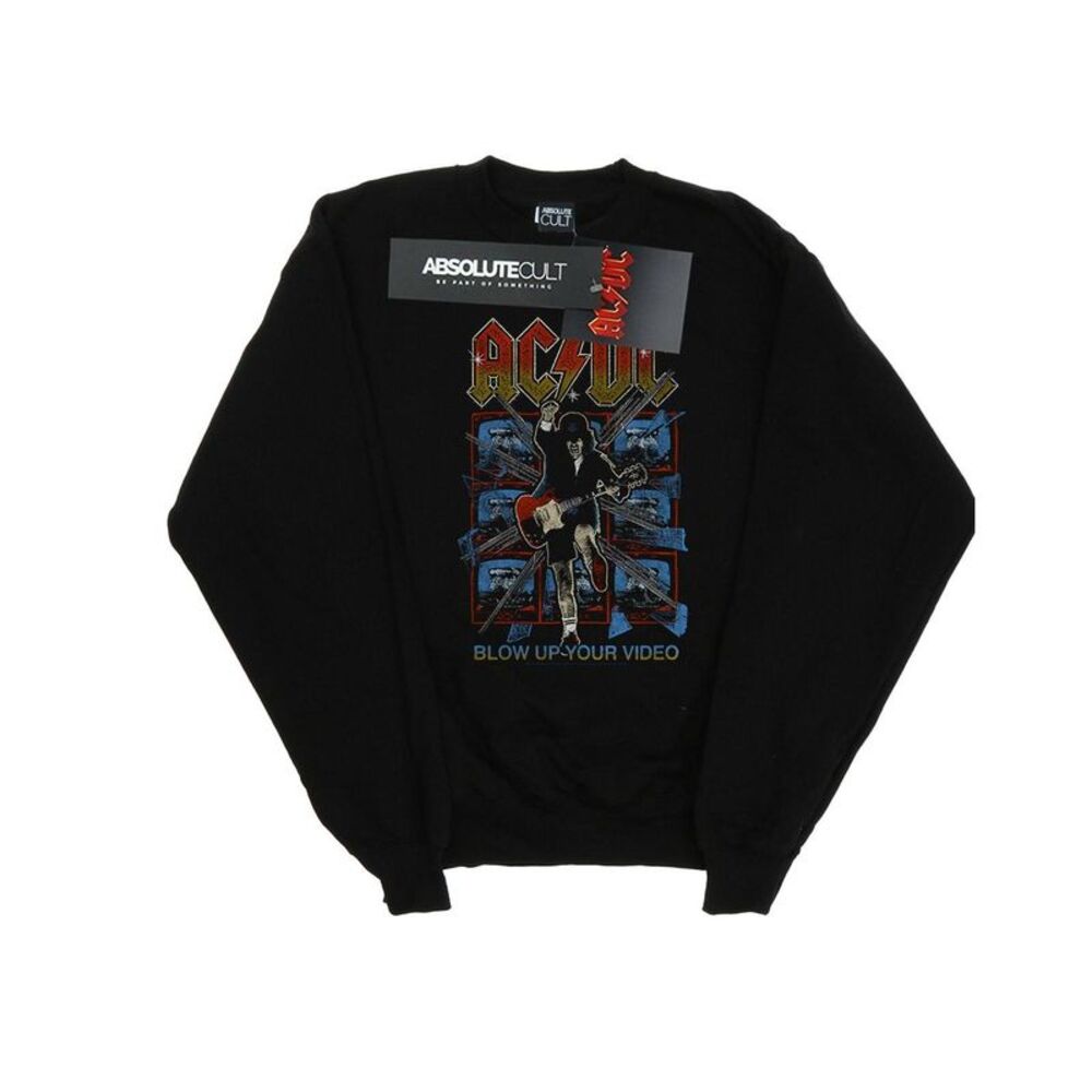 AC/DC Boys Blow Up Your Video Sweatshirt / Black